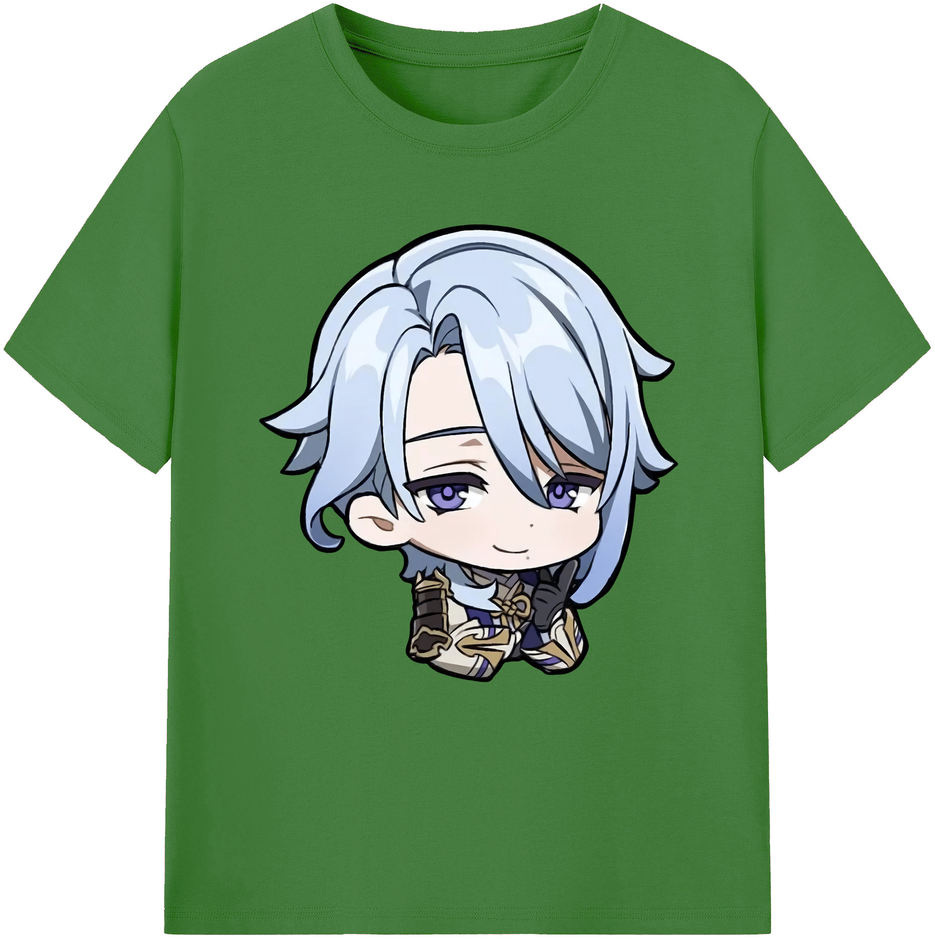 げんし神 神里綾人 かみさとあやと genshin Kamisato Ayato レディースカジュアルプリントTシャツ（綿100％）